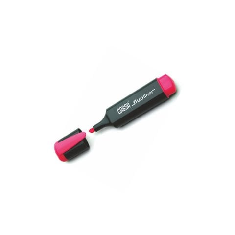 CASSA FLUO FOSFORLU KALEM PEMBE 8720