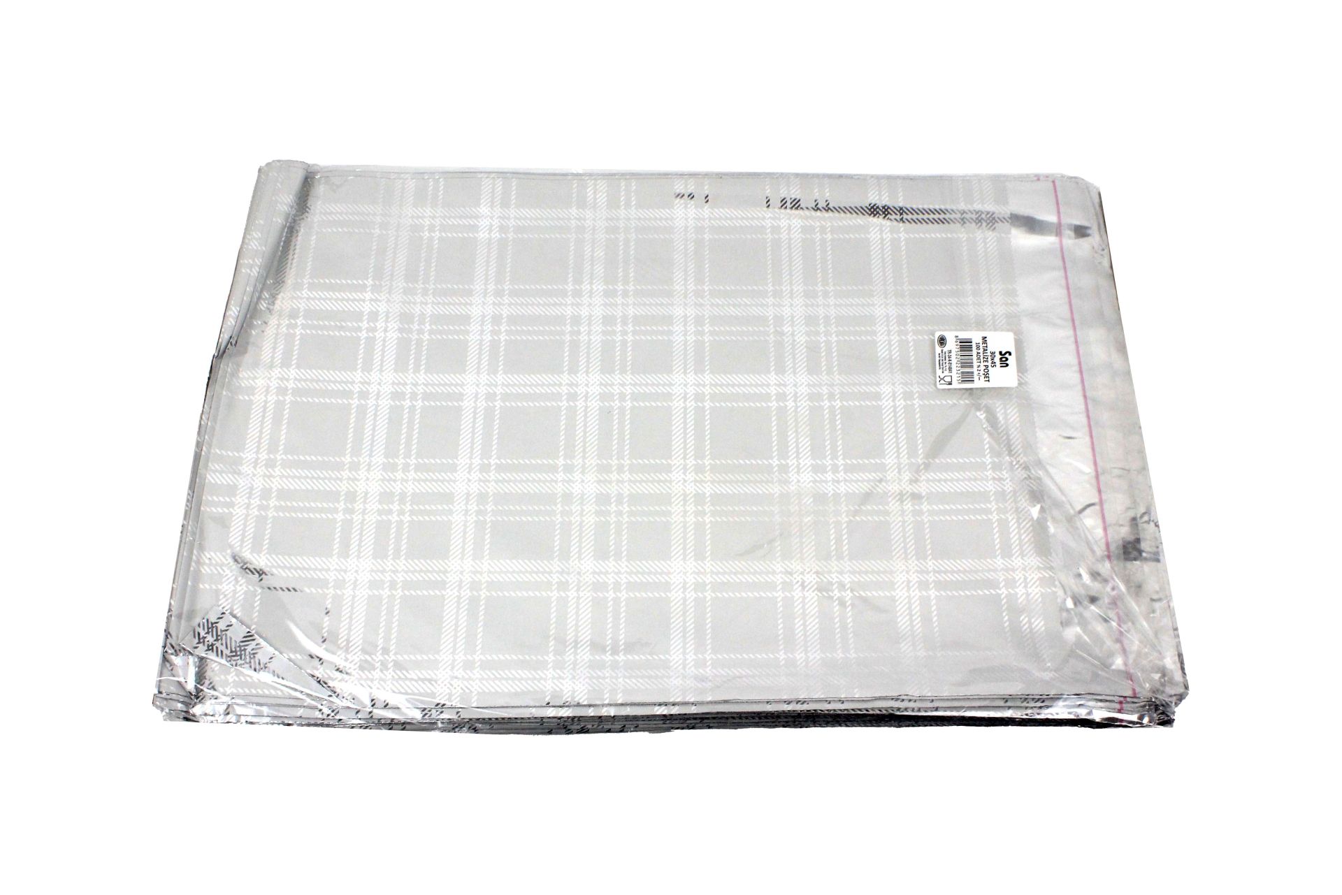 HEDİYE TORBASI METALİZE POŞET BANTLI 100 ADET 30CM*45CM