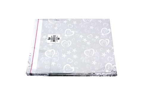 HEDİYE TORBASI METALİZE POŞET BANTLI 100 ADET 20CM*25CM