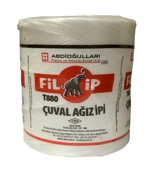 ÇUVALAĞZI İPİ FİLİP BEYAZ