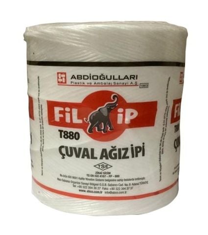 ÇUVALAĞZI İPİ FİLİP BEYAZ
