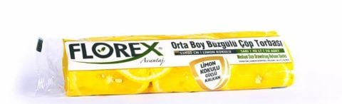 BÜZGÜLÜ ÇÖP TORBASI ORTA LİMON 55CM*60CM