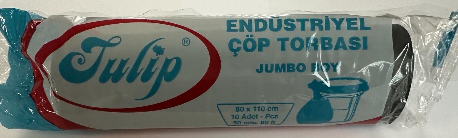 ÇÖP TORBASI JUMBO SİYAH 80CM*110CM TULİP ENDÜSTRİYEL 400GR