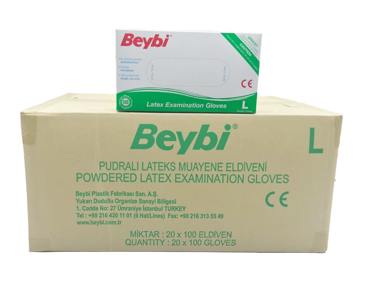 BEYBİ PUDRALI LATEKS MUAYENE ELDİVENİ