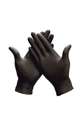 DOLPHİN PUDRASIZ NİTRİL ELDİVEN SİYAH 100ADET