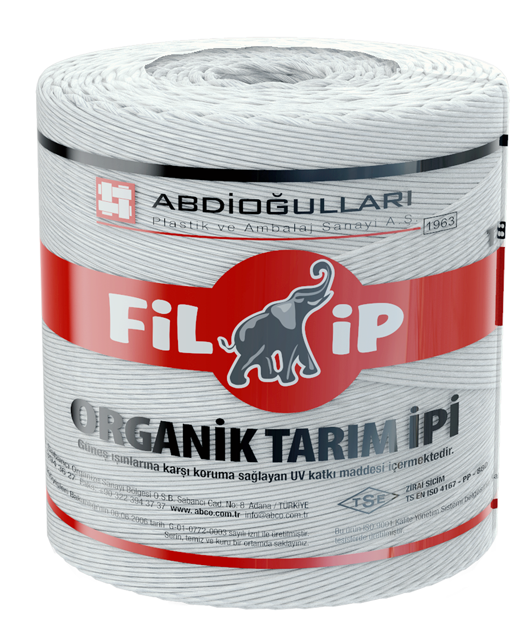 ÇUVALAĞZI İPİ FİLİP BEYAZ ORGANİK UVLİ