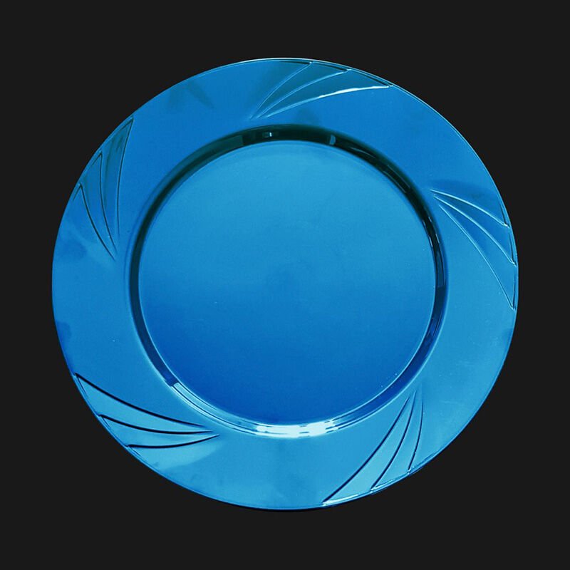 PLASTİK TABAK SERT PARTY 6ADET Mavi