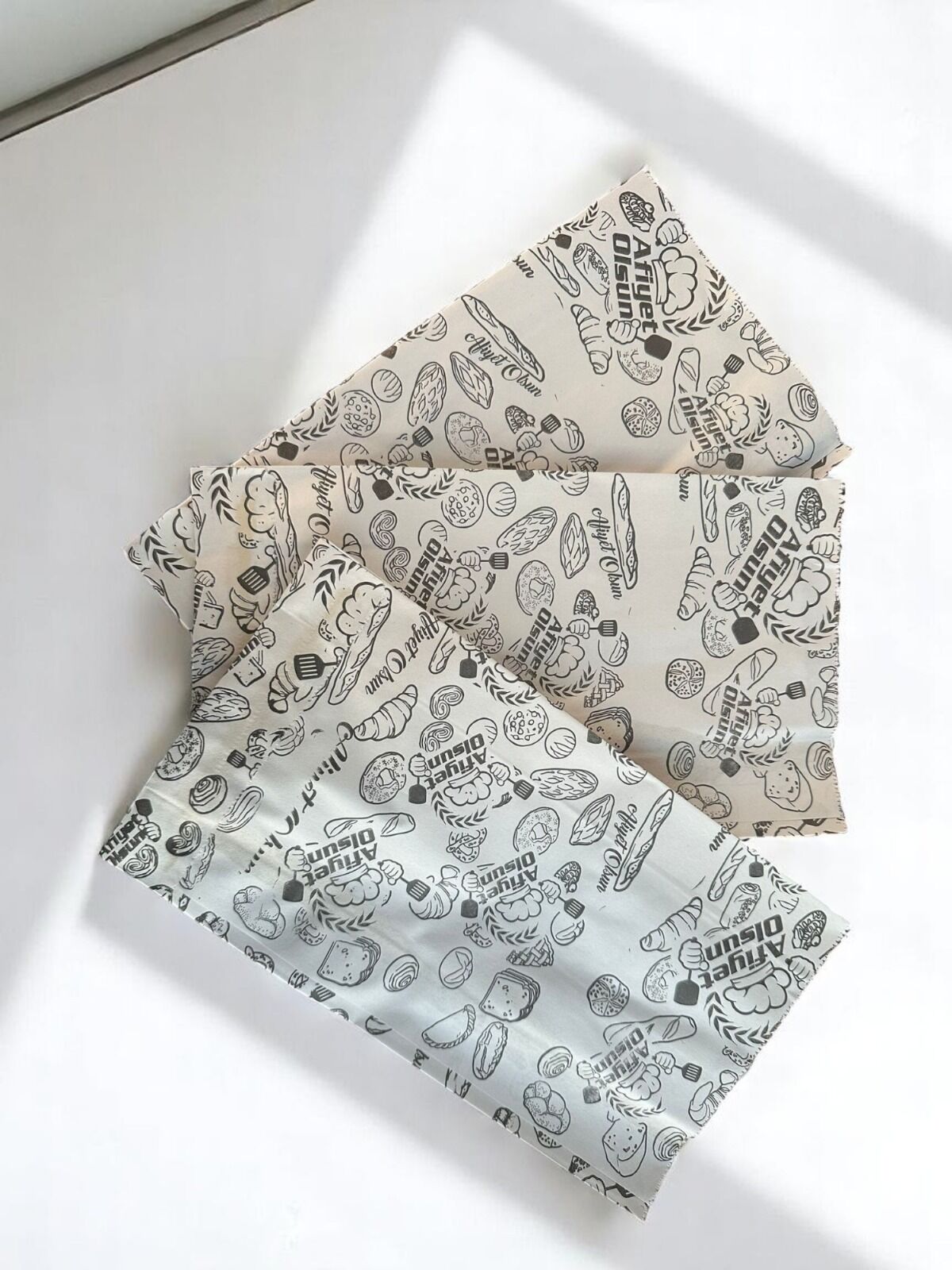 KESE KAĞIDI PASTANE ORTA KRAFT BASKILI