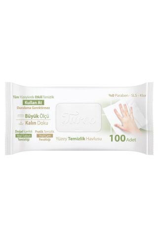 YÜZEY TEMİZLİK HAVLUSU BABY TURCO 100 YAPRAK