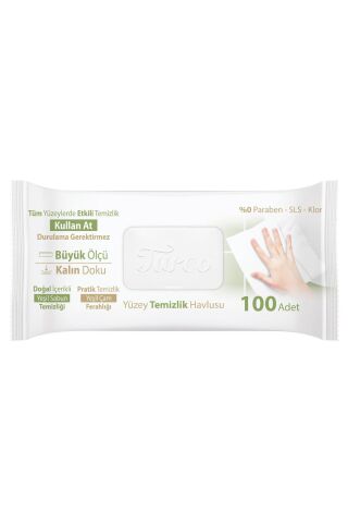 YÜZEY TEMİZLİK HAVLUSU BABY TURCO 100 YAPRAK