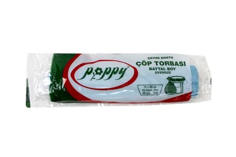 ÇÖP TORBASI BATTAL MAVİ 75CM*90CM POPPY
