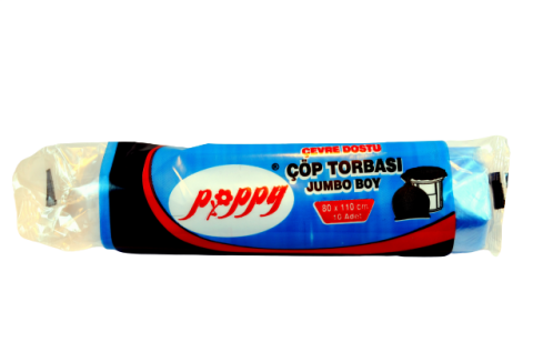 ÇÖP TORBASI JUMBO MAVİ 80CM*110CM POPPY