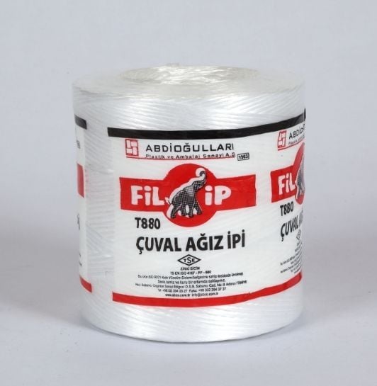 TOPTAN ÇUVALAĞZI İPİ BEYAZ 1KG LIK 24KG