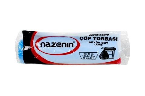 NAZENİN ÇÖP TORBASI 065*080 BÜYÜK MAVİ 50PK/KL
