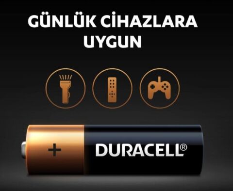 PİL DURACELL İNCE 2Lİ SIMPLY AAA