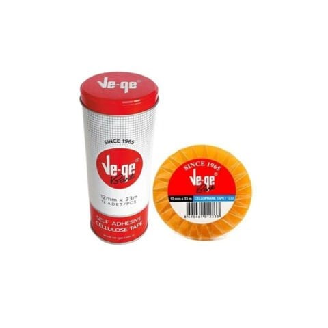 VEGE BANT KIRTASİYE 12MM*33MT 12AD TENEKE KUTU
