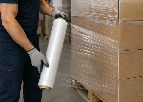TOPTAN PALET STREÇ FİLM 50CM 300MT KOLİ