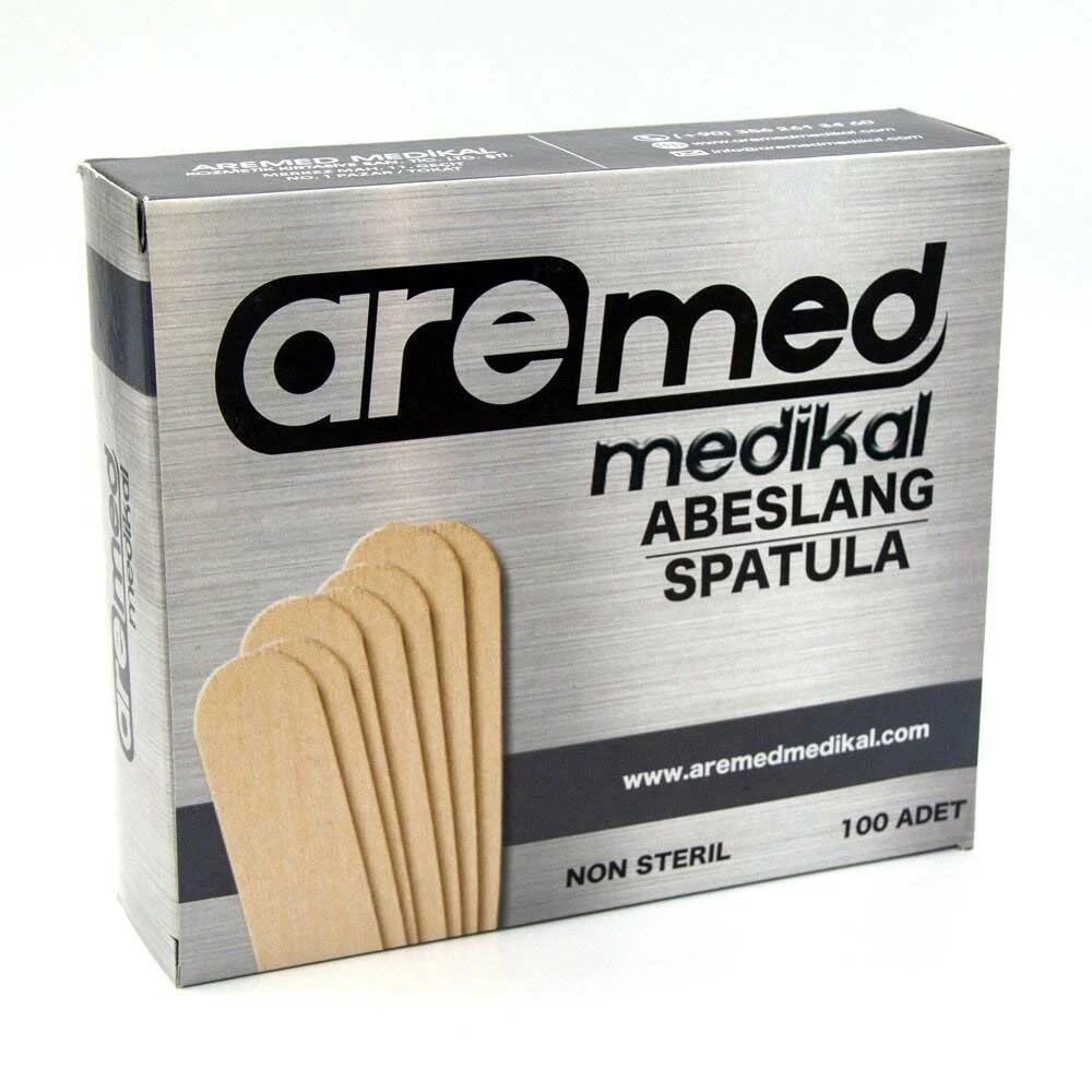 AREMED AHŞAP DİL ÇUBUĞU 100AD