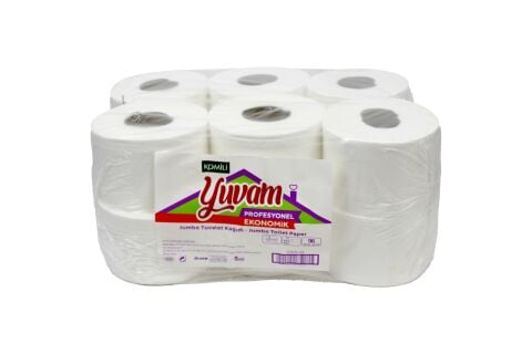 TUVALET KAĞIDI JUMBO KOMİLİ YUVAM 07635-04 12AD/PK