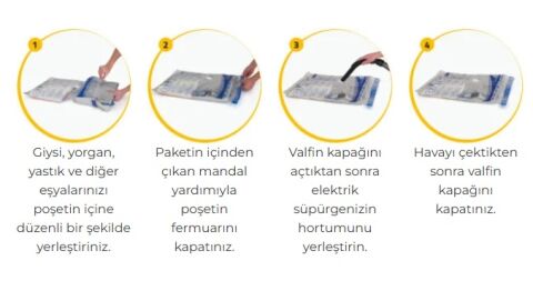 VAKUMLU HURÇ 80CM*100CM XXL