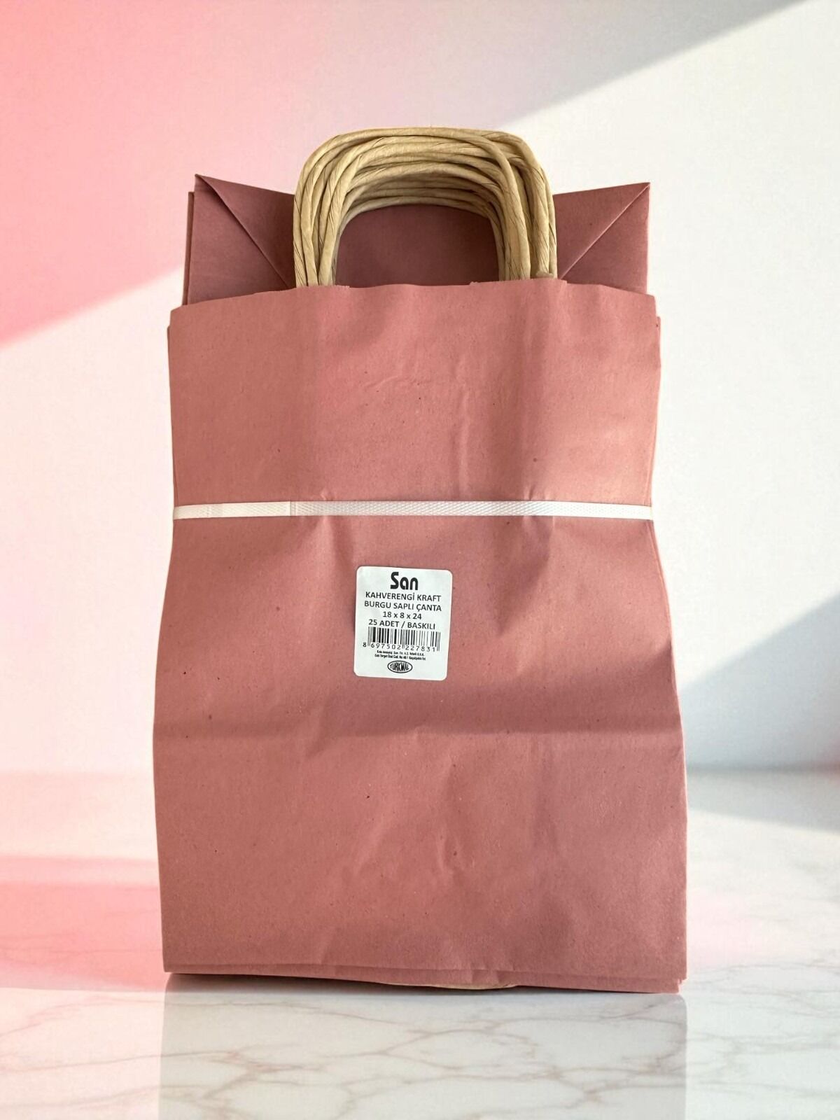 KAĞIT ÇANTA KRAFT 25ADETLİ