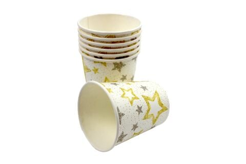 KARTON BARDAK 8OZ PARTİ 8AD