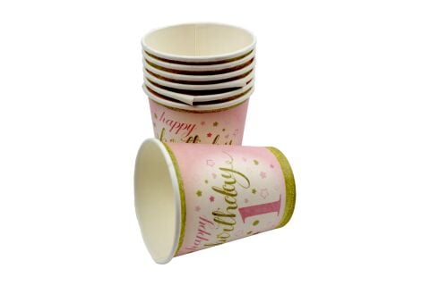 KARTON BARDAK 8OZ PARTİ 8AD