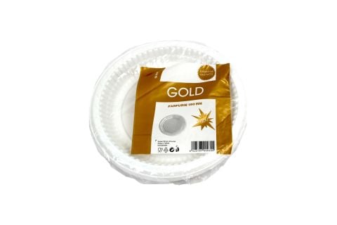 PLASTİK TABAK 195MM 100AD