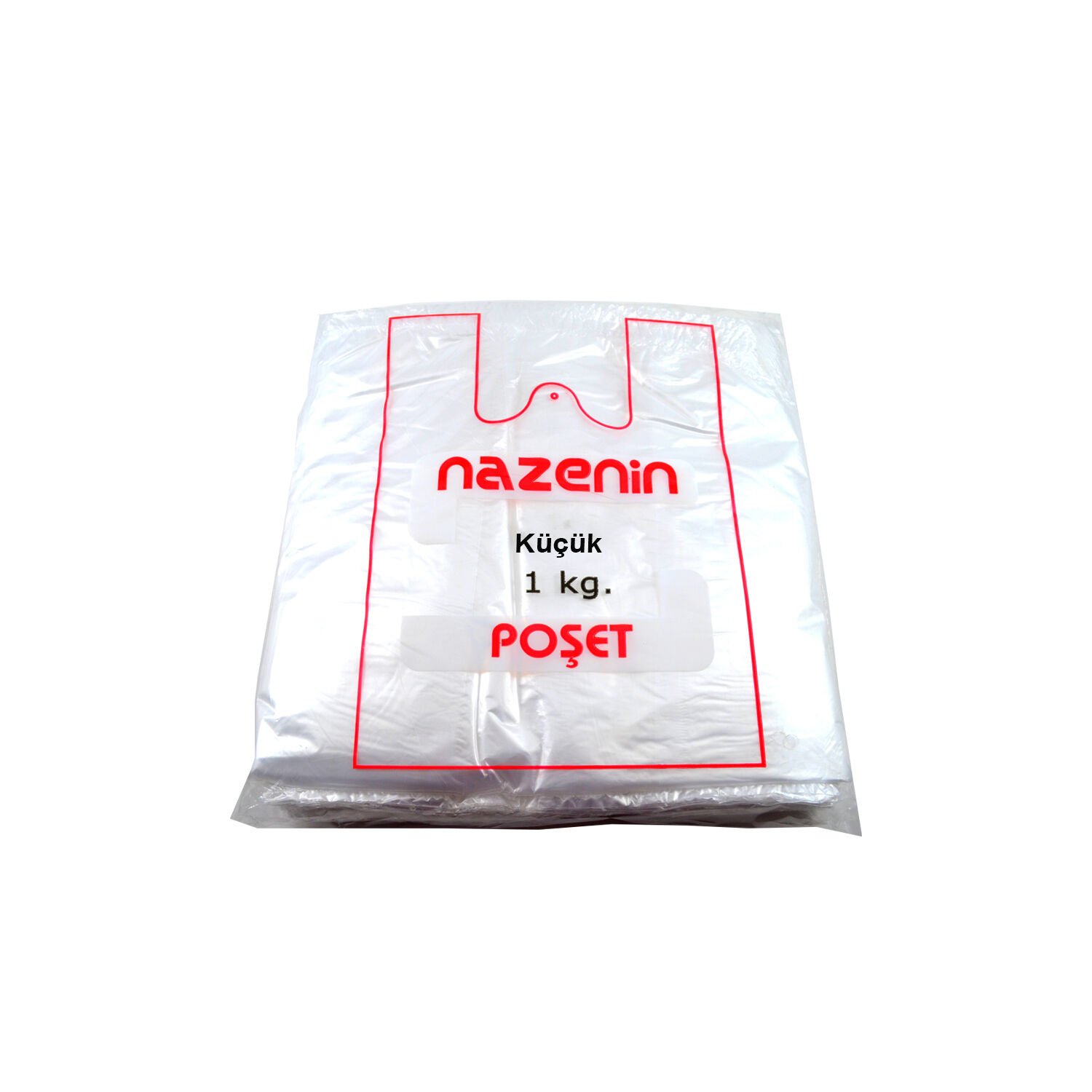 HIŞIR ATLET POŞET ŞEFFAF NAZENİN 1KG KÜÇÜK