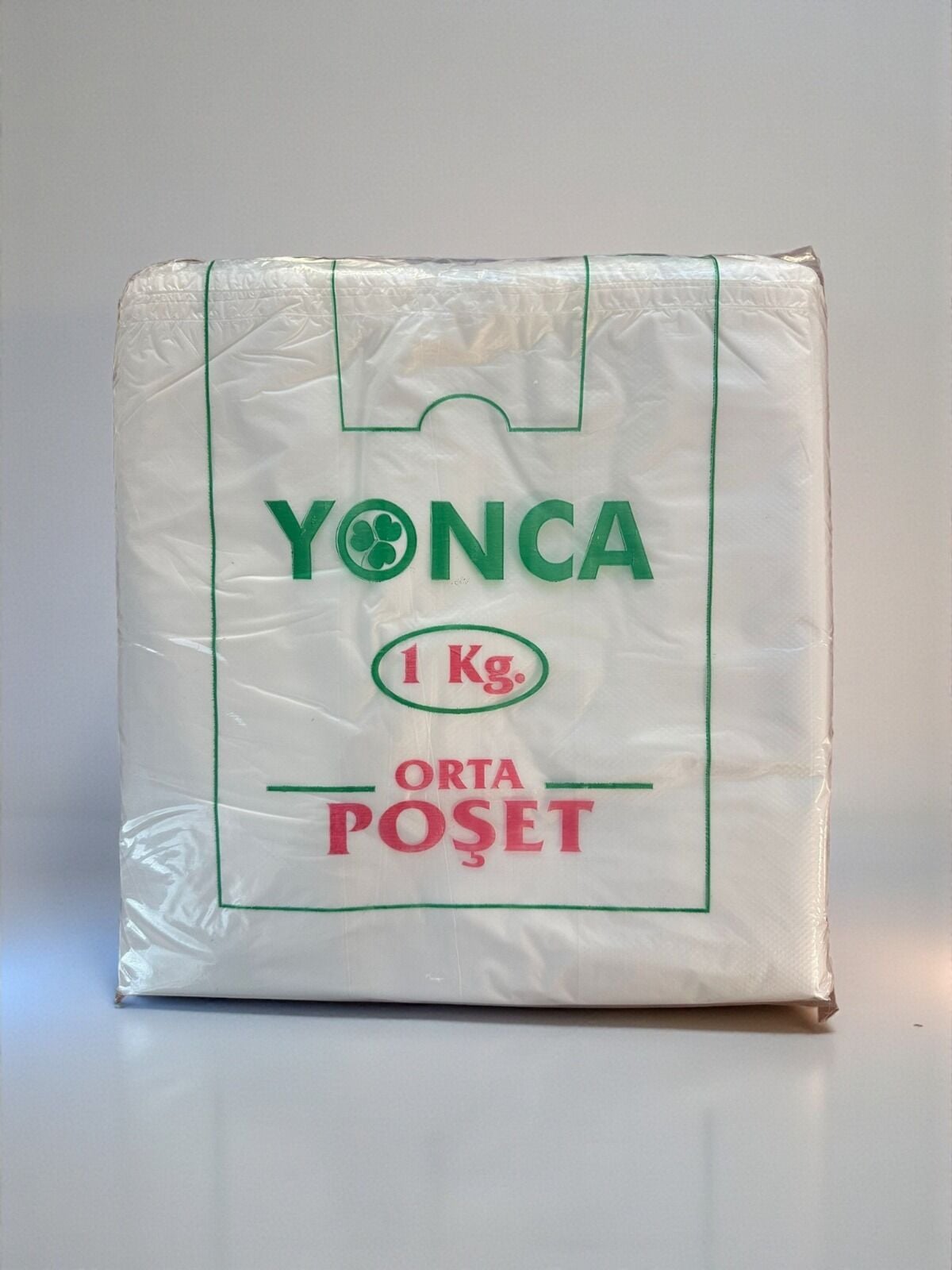 HIŞIR ATLET POŞET ŞEFFAF YONCA 1KG ORTA - 1KG PAKETLİ