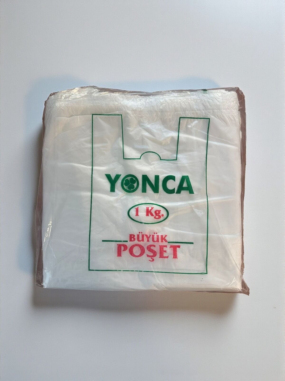 HIŞIR ATLET POŞET ŞEFFAF YONCA 1KG BÜYÜK - 1KG PAKETLİ