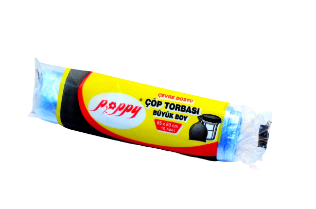 ÇÖP TORBASI BÜYÜK MAVİ 65CM*80CM POPPY
