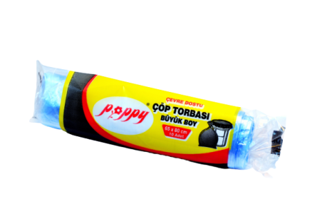 ÇÖP TORBASI BÜYÜK MAVİ 65CM*80CM POPPY