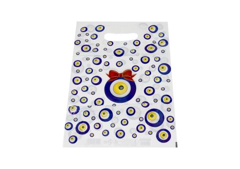 TAKVİYELİ POŞET RENKLİ DESENLİ 50AD NO: 2  26CM*38CM