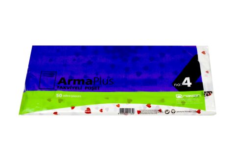 TAKVİYELİ POŞET RENKLİ DESENLİ 50AD NO: 4  40CM*50CM