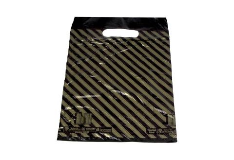 TAKVİYELİ POŞET SİYAH 50AD NO: 2  26CM*38CM