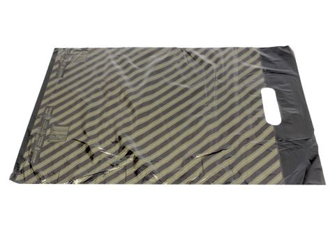 TAKVİYELİ POŞET SİYAH 50AD NO: 3  33CM*45CM