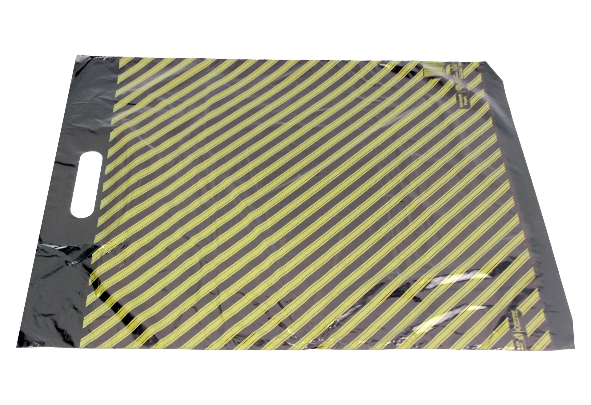 TAKVİYELİ POŞET SİYAH 50AD NO: 4  40CM*50CM