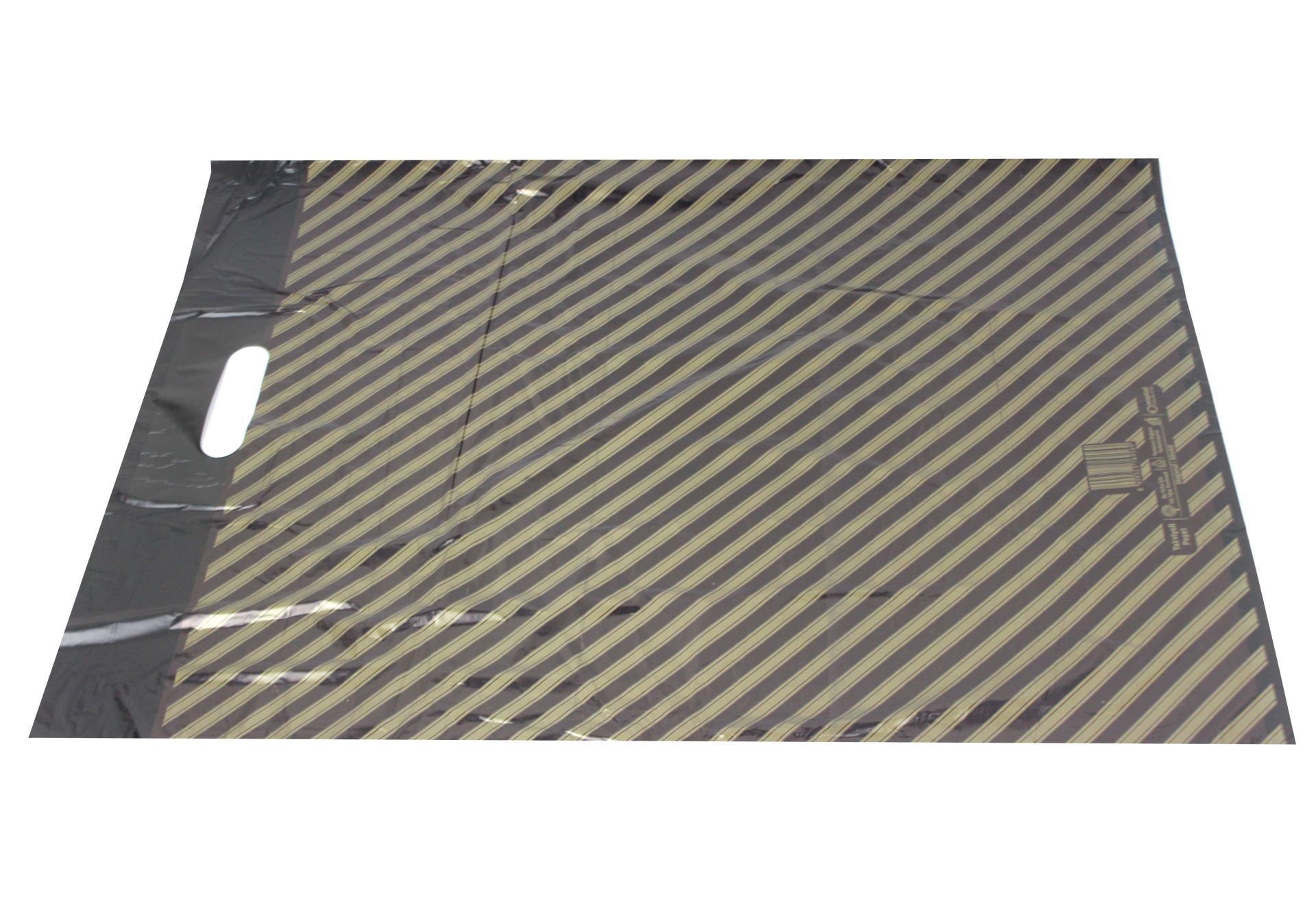 TAKVİYELİ POŞET SİYAH 50AD NO: 5  50CM*60CM