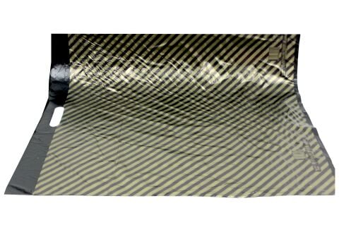 TAKVİYELİ POŞET SİYAH 50AD NO: 6  60CM*70CM