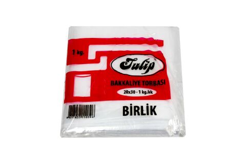 TULİP ŞEFFAF TORBA 070MİC 1KG 20cm*30cm Birlik