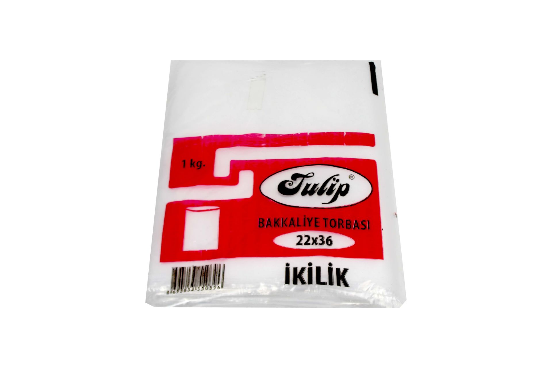 TULİP ŞEFFAF TORBA 070MİC 1KG 22cm*36cm İkilik